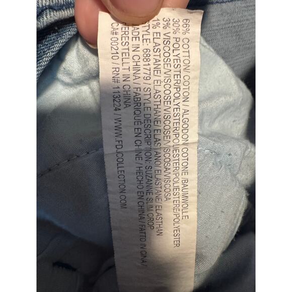 FDJ French Dressing Suzanne Crop Jeans - Size 8 - Picture 10 of 10